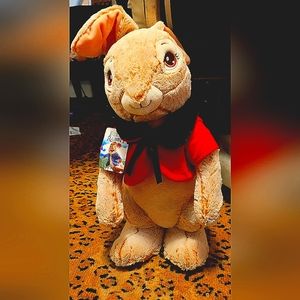 2FT NWT PETER RABBIT PORCH SITTER PLUSH DOLL